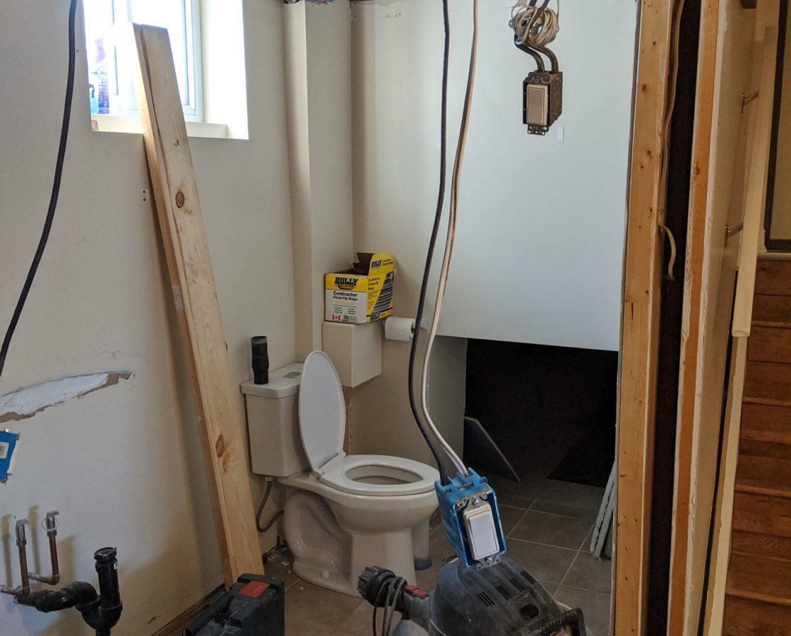 Bathroom Renovation - Before | Alliston, ON