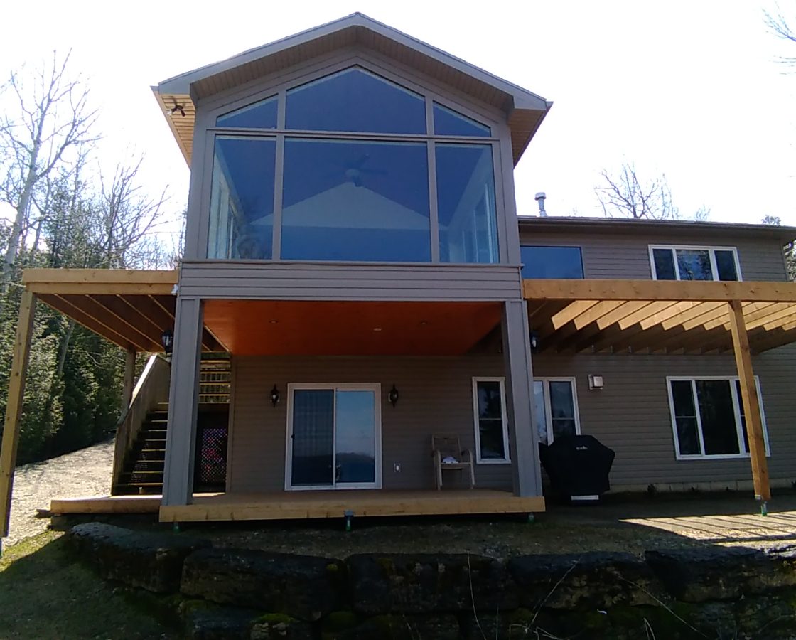 Deck and Sunroom Build | Big Bay, ON