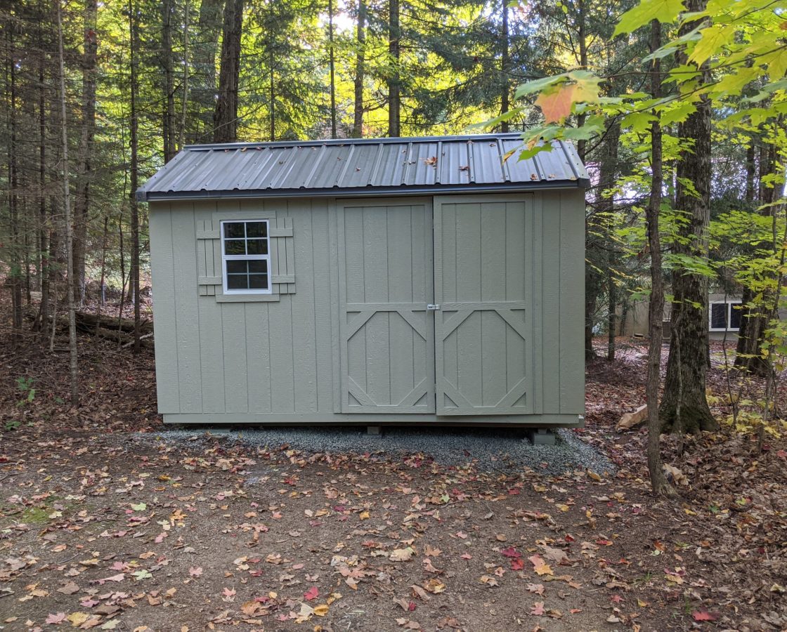 Lowes shed assembly and installation | Wood Lake, Muskoka, ON