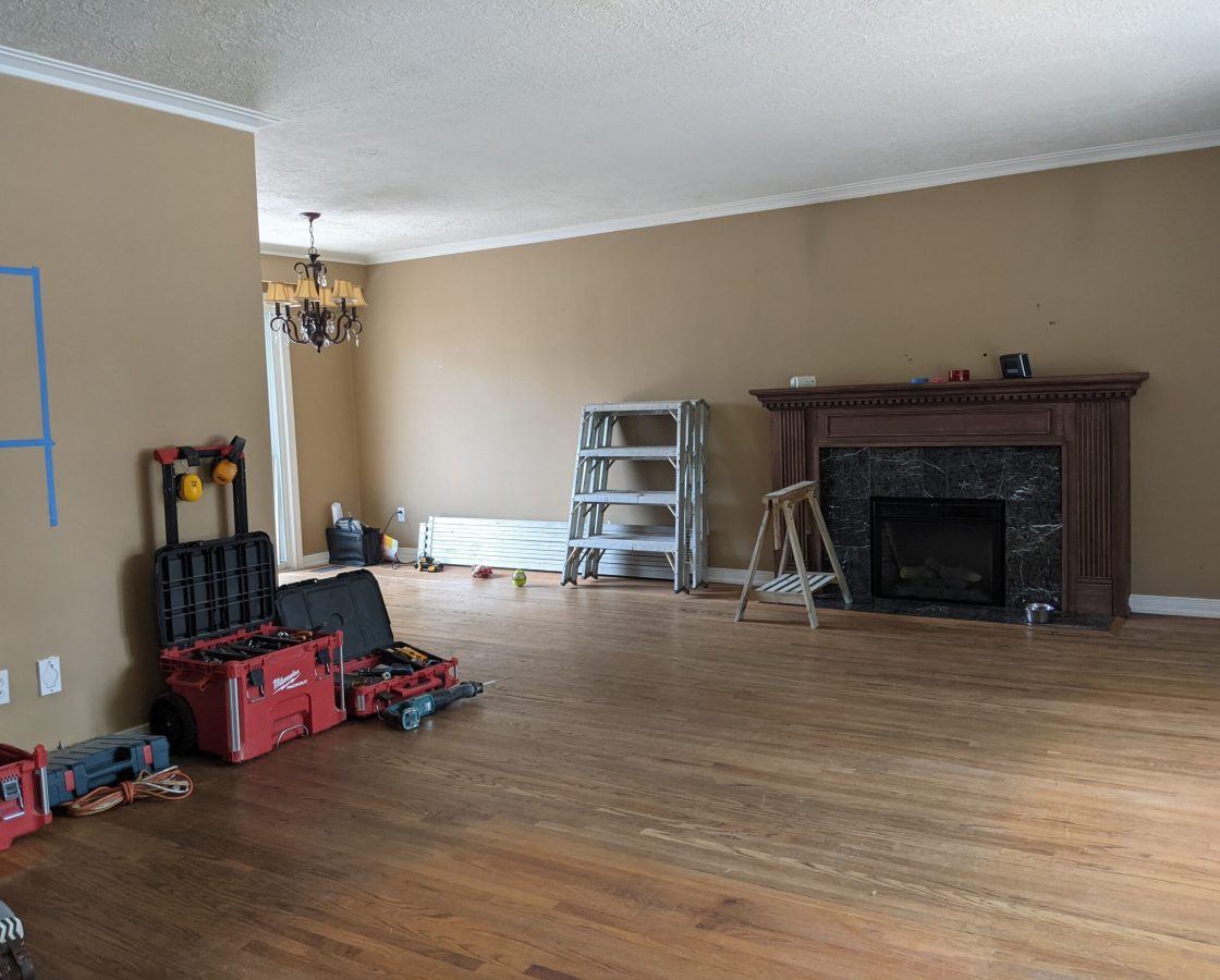 Complete Main Floor Renovation - Before | Alliston, ON